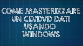 Come masterizzare un CDDVD di dati usando Windows 7810 [upl. by Aleyak]