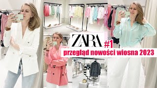 PRZEGLĄD WIOSENNYCH NOWOŚCI ZARA CZ1 TRENDY WIOSNA LATO 2023 I MIERZYMY [upl. by Nira]