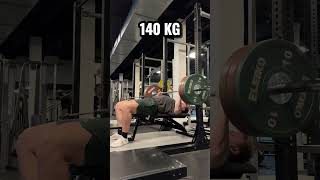 175 KG KONKURRENCE BÆNKPRES PR  Road to 200 KG Bænkpres [upl. by Allekim]