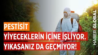 Haber Global Pestisitin Böcek İlacı Peşinde Yiyeceklerin İçine İşliyor Yıkasanız da Geçmiyor [upl. by Sirac404]