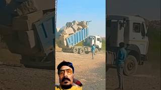 Tata 10 tyre tipper anloading bolder [upl. by John]