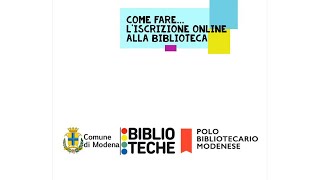 Come fare liscrizione online alla biblioteca [upl. by Turnbull397]