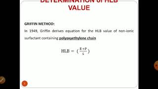 Hydrophilic Lipophilic Balance HLB [upl. by Avner]