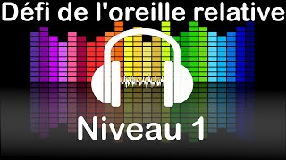 Défi de loreille relative  Niveau 1  Apprendre à entendre les notes de musique cest possible [upl. by Carolina]