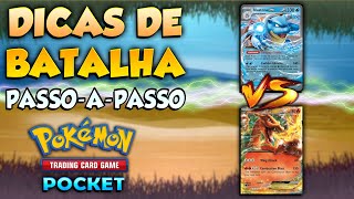 Dicas de BATALHA Passoapasso  Pokémon TCG Pocket [upl. by Ellinet]