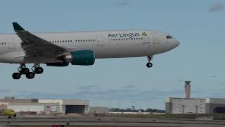 Aer Lingus A330 Landing 4K [upl. by Giovanna]