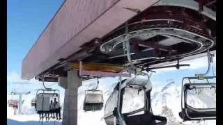 Seilbahnen und Bergbahnen in Zermatt 19 3 2009 [upl. by Kalfas]