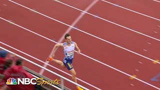 Karsten Warholm outruns protesters and competitors in Stockholm 400m hurdles  NBC Sports [upl. by Jarnagin]