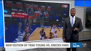 Breaking down Trae Youngs beef with New York Knick Fans  Reggie Chatman 11Alive TV [upl. by Canning]