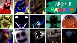 Garten Of Banban 1 2 3 4 amp 6  ALL JUMPSCARES [upl. by Iur]