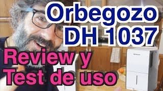 ORBEGOZO DH 1037 deshumidificador  Prueba de uso testreview [upl. by Chance231]