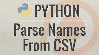 Python Tutorial Real World Example  Parsing Names From a CSV to an HTML List [upl. by Theta]