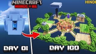 I Survived 100 Days on Single Igloo Only World in Minecraft Hardcore hindi [upl. by Devora]