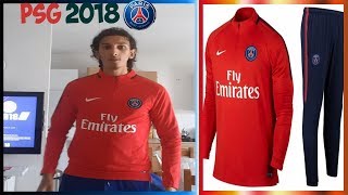 UNBOXING Survetement Paris Saint Germain 2018 [upl. by Roye]