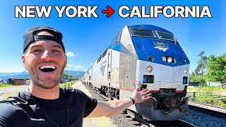 3 Days on Amtrak’s Overnight Train Across America [upl. by Afatsum202]