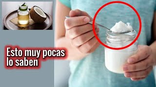 Qué pasa si tomo ACEITE de COCO en Ayunas [upl. by Acirrehs]