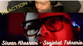 Sirvan Khosravi  Soojehat Tekrarie  Live In Tabriz  2020 REACTION [upl. by Lenard]