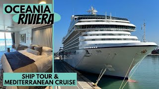 Oceania Riviera Cruise Review and Ship Tour  Mediterranean Cruise  Deluxe Oceanview Cabin [upl. by Laersi]