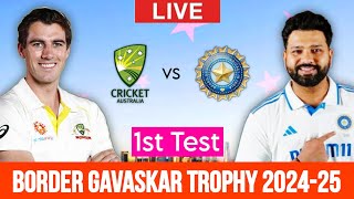 LIVE  Australia vs India 1st Test Day 4 2024  AUS vs IND 2024  Cricket Live [upl. by Goren328]