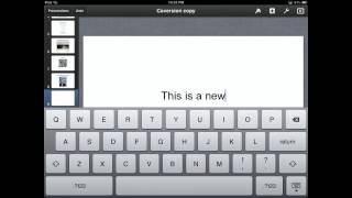 Conversion and Transfer of PowerPoint to Keynote on iPad [upl. by Akceber841]