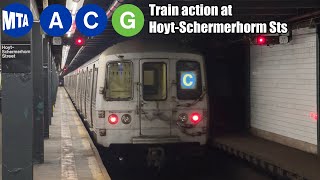 MTA ACG Trains at HoytSchermerhorn Streets [upl. by Ayouqes739]