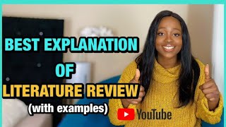 Literature Review Writing 2021 How to write a literature review FAST with example [upl. by Bonita95]