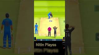 India Fall of Wickets Highlight Against New Zealand  Real Cricket 24 shorts YTshorts [upl. by Cope]