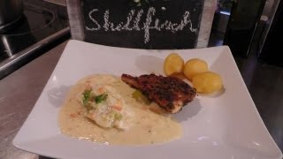 Schellfisch Rezept mit Senfsoße  Der Bio Koch 413 [upl. by Iliram975]