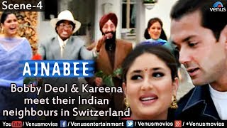 Bobby Deol amp Kareena meet their Indian neighbours in Switzerland Ajnabee [upl. by Helm161]