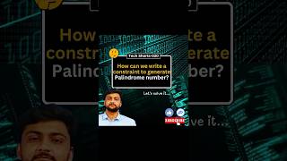 How to Write a Constraint to Generate Palindrome Numbers techshorts navneettechshorts vlsi vlsi [upl. by Eiryk]