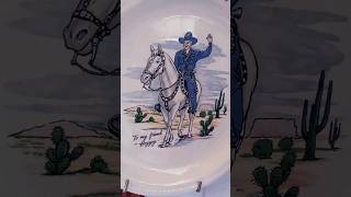 Hopalong Cassidy Dinner Plate [upl. by Roehm]