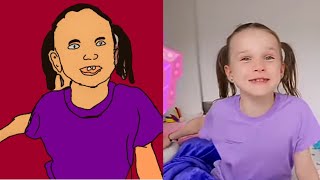 Roma and Diana Kids memes video [upl. by Napas]