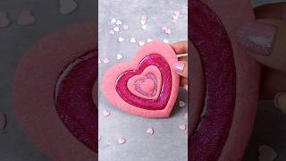 Isomalt Cookie Heart 💗 cookies heart baking shortsvideo shorts [upl. by Lello]