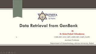 Bioinformatics Data Retrieval From GenBank [upl. by Radman]