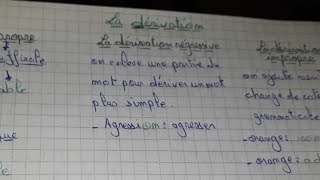 la dérivation lexicologie S3 partie 1 👍 [upl. by Yenrab]