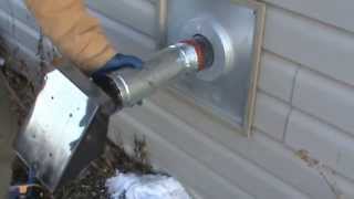 Pellet Stove Installation Part 1 See Description [upl. by Bohman]