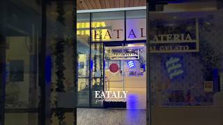 Eataly Food Adventures eataly groceryshopping italianfood [upl. by Gorey]