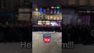 HeidenheimFans in Edinburgh [upl. by Fitzgerald]