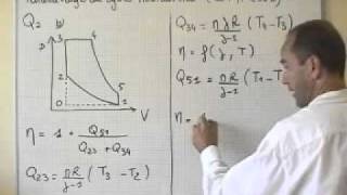 thermodynamique  machine thermique  moteur réel  calcul de rendement [upl. by Uphemia]