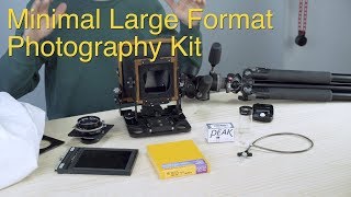 Minimal Large Format Photography Kit Large Format [upl. by Neelyk252]