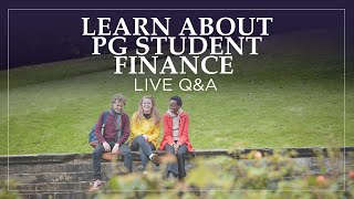 Learn About Postgraduate Student Finance  Live QampA [upl. by Araiek]