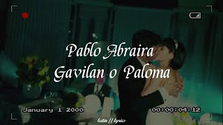 Gavilán o Paloma  Pablo Abraira  letra [upl. by Faydra]