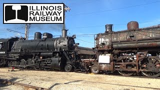 Illinois Railway Museum  Awesome Afterhours Switching w 1630 and other Steamers [upl. by Atsirt]