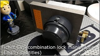 002 Fichet CVS combination lock FRENG Sub [upl. by Enahs]