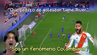 RELATOR ARGENTINO ENLOQUECIÓ CON LOS GOLES DE BORJA A TIGRE  El Colombiano se fue de Hat Trick 🔥 [upl. by Ecerahc]