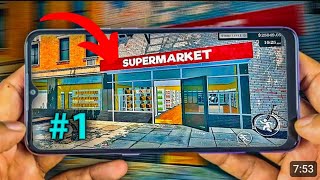 supermarket simulator gameplay mobile download 😱  supermarket simulator gameplay really 👌 [upl. by Gaven]