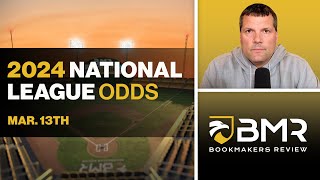 National League Odds  2024 MLB Regular Season Analysis by Donnie RightSide Mar 13th [upl. by Winikka]