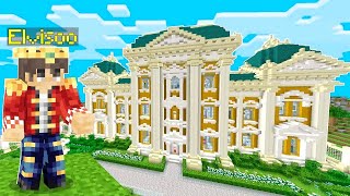 Zbudowałem MOJĄ NAJWIĘKSZĄ VILLE na SKYBLOCK w MINECRAFT [upl. by Birecree479]