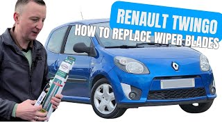 Renault Twingo 20072014 front Wiper Blades How To Replace Easy [upl. by Kare777]