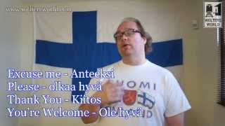 Learn Finnish  Basic Phrases for Tourists [upl. by Yebot]